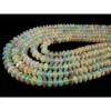14 inches Excellent quality smooth roundel beads Ethiopian opal