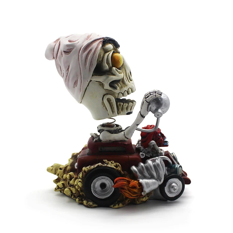 Halloween Funny Human Skeleton Zombie Bobble Head Custom Resin Funny