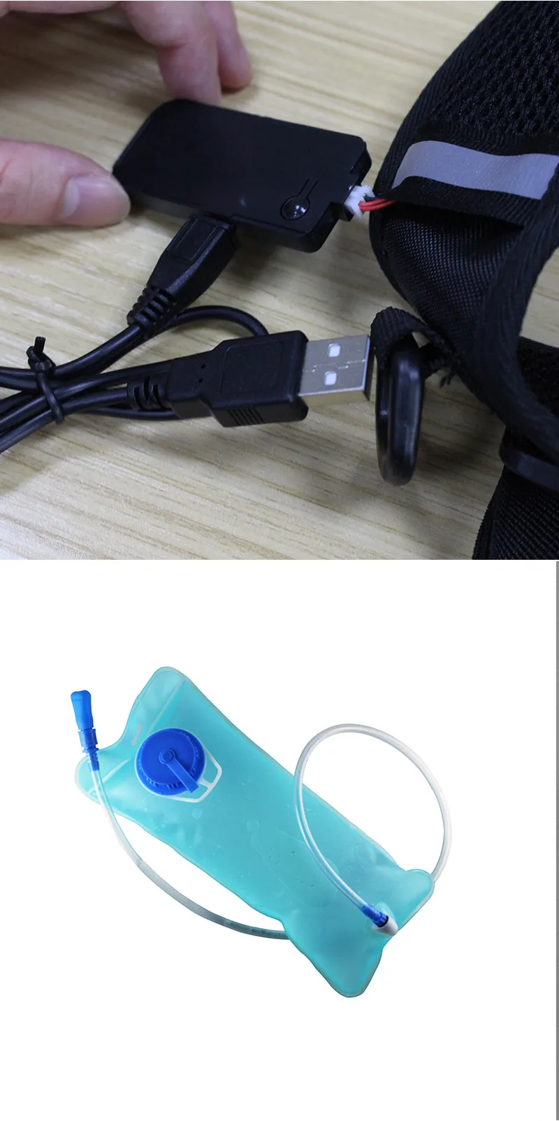 led cycling backpack