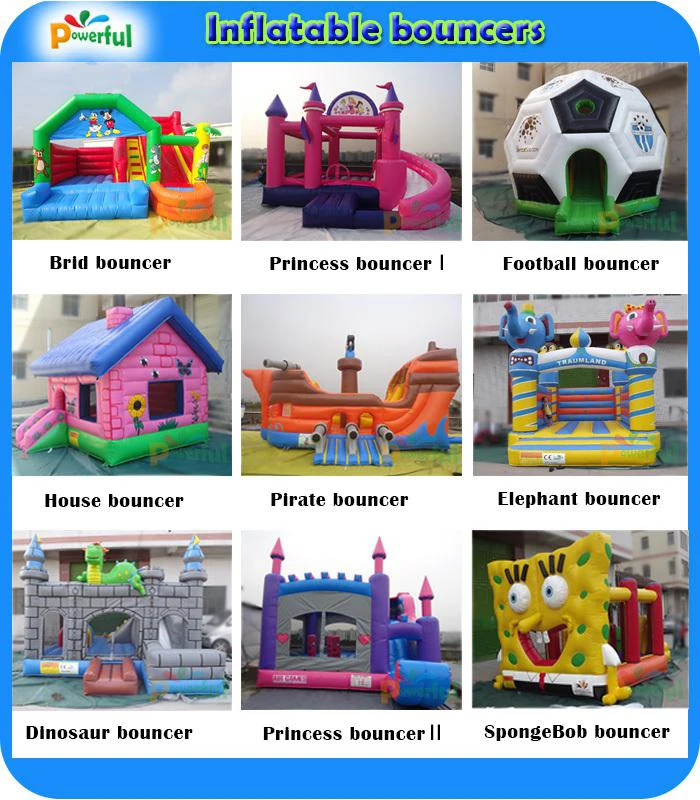 2020 popular inflatable blow up playhouse party bouncy castle with slide hire rental