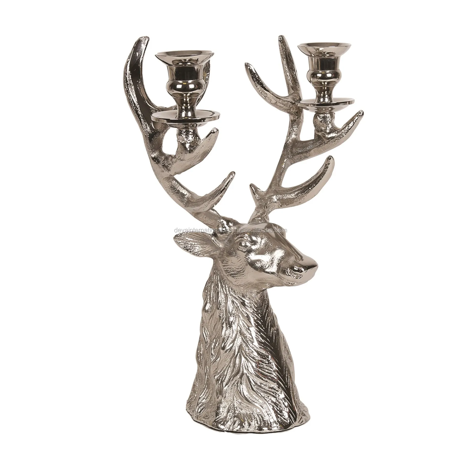 Stag Head Antique Candle Holder Aluminum Best Quality Deer Head Stag