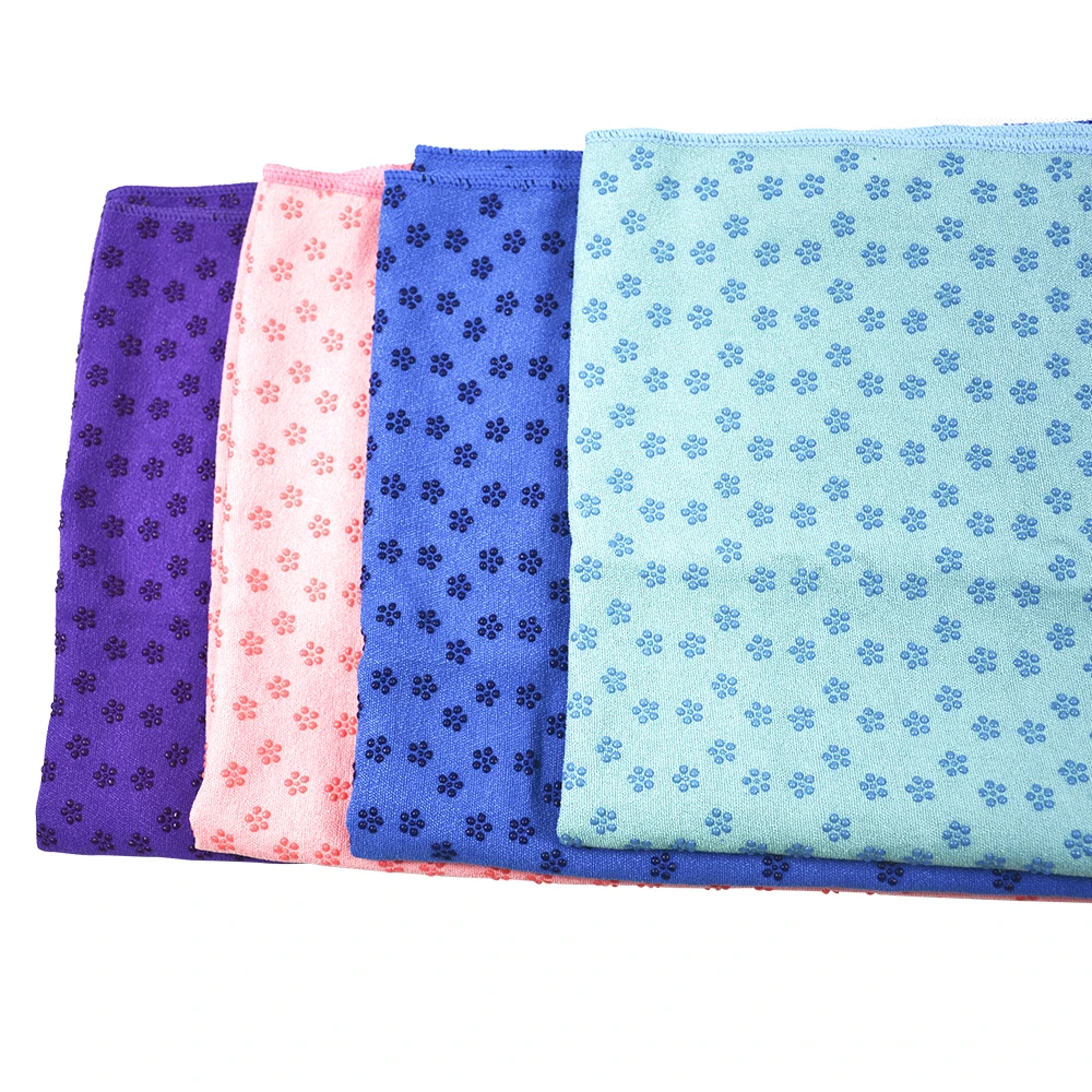 Suede eco friendly material organic non slip yoga mat towel