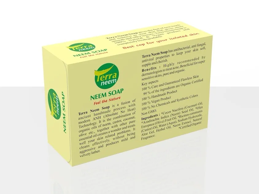 Neem Soap Extracted From Pure Neem With Customised