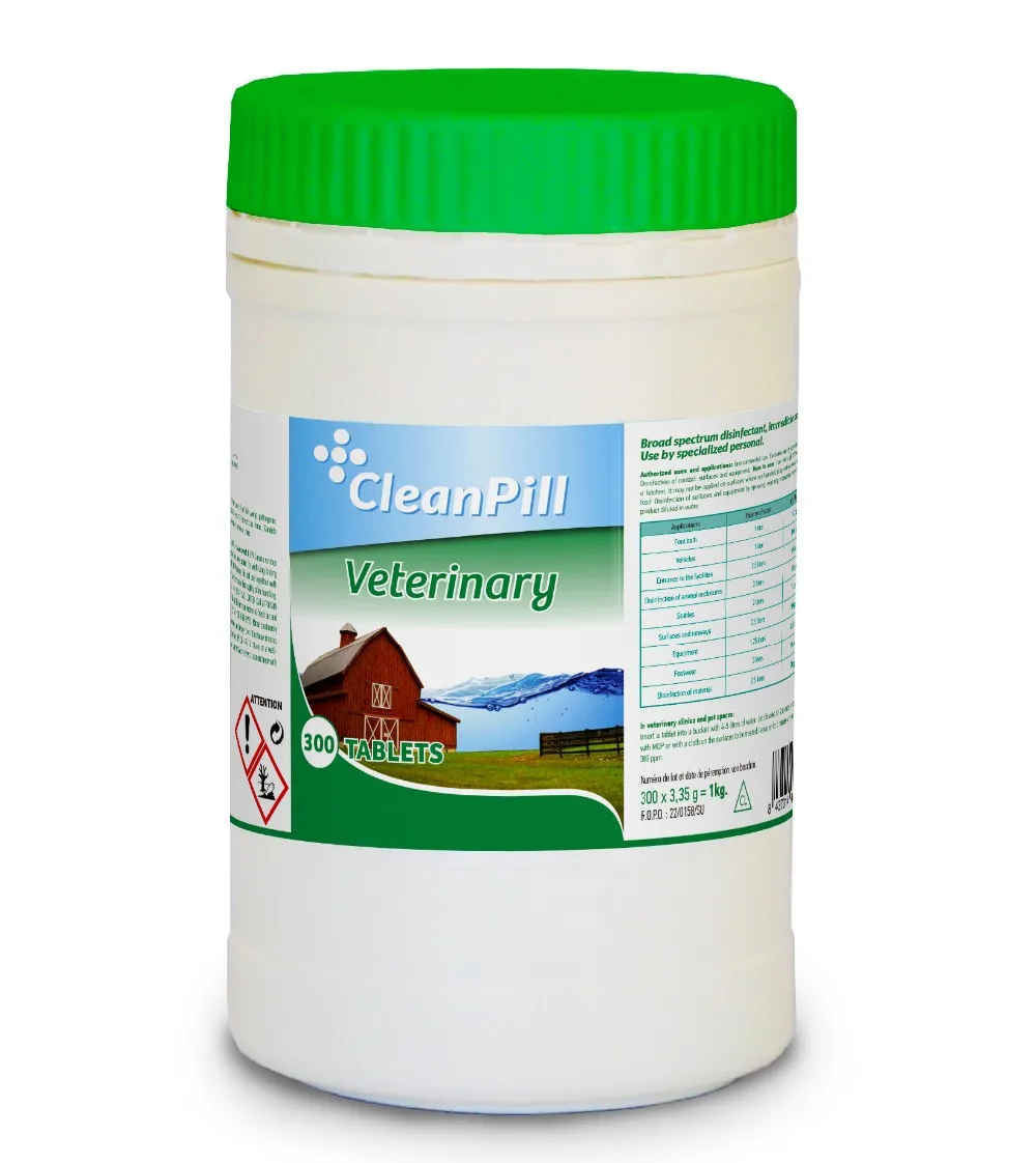 Disinfectant Veterinary Bleach Tablets To Clean Animals Spaces