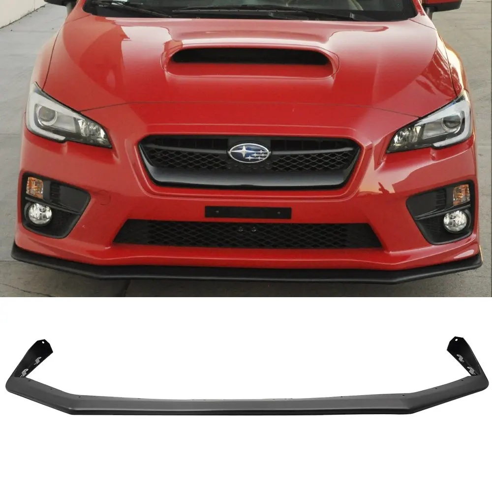 Buy Front Bumper Lip Fits 15 17 Subaru Wrx Sti V Limited Style Black Pp Front Lip Finisher Under Chin Spoiler Add On By Ikon Motorsports 16 In Cheap Price On Alibaba Com