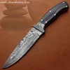 Damascus Steel Hunting knife / Damascus Still Fixed blade knife