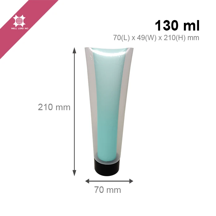 Download Fashionable Cosmetic Creams Packaging Two Layer Tube With Screw Cap - Buy Cosmetic Creams ...