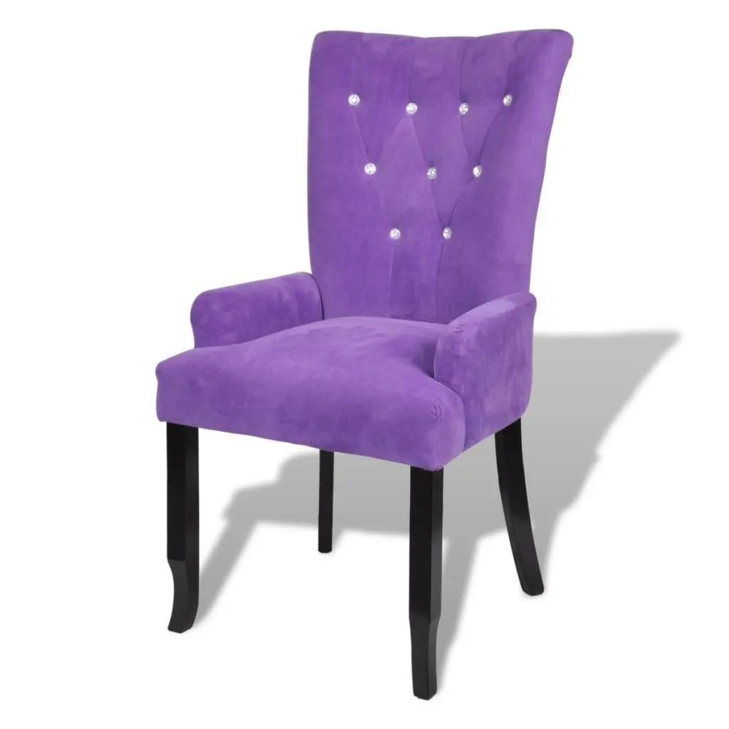 Стул кресло фиолетовое
