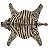 Zebra Skin Shape Hand tufted Wool Area Rugs