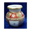 Gorgeous Antique Home Decorative Marble Gold Painted Handi