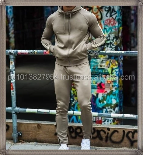 gk tapered poly tracksuit top