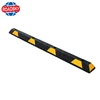 Reflective Durable Plastic Garage Rubber Wheel Car Stop