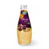 Fruit Juice Basil seed drink with Blueberry flavour in Glass bottle 290ml