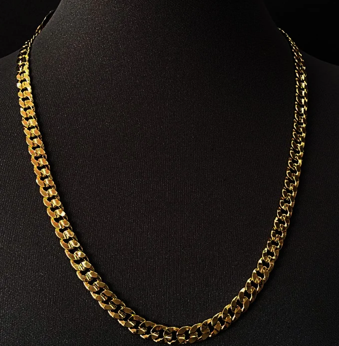 Fashion Jewelry Gold Plated Necklaces / Custom Jewelry 18k Yellow Gold