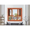 Australia standard AS2047 cheap general brown aluminium casement windows
