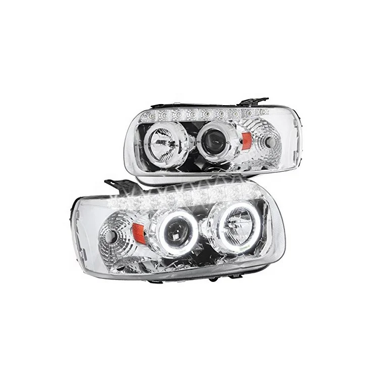 2LHP-ECAP05-RS  for Ford Escape 05-07  Chrome Dual Halo Projector Smd Led Headlight