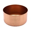 Metal Iron Decorative Votive Candle Holders Copper Coated