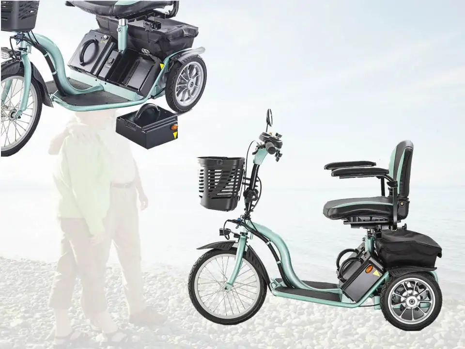 outdoor 3 wheel handicapped mobility electric scooter