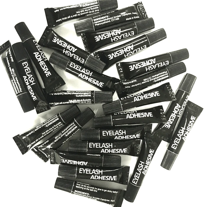 Adhesive For Strip Eyelashes (latex,Black,Tube Type 1g),Glues For