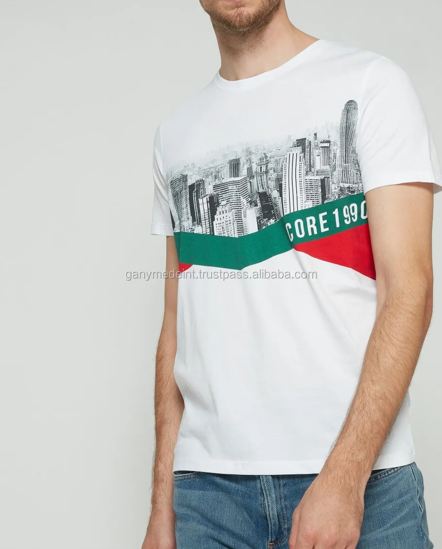 Wholesale Custom Printed 2023 New Style Graphic Printing T Shirt Custom