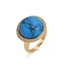 14765 wholesale gemstone fashion gold new design ladies finger ring