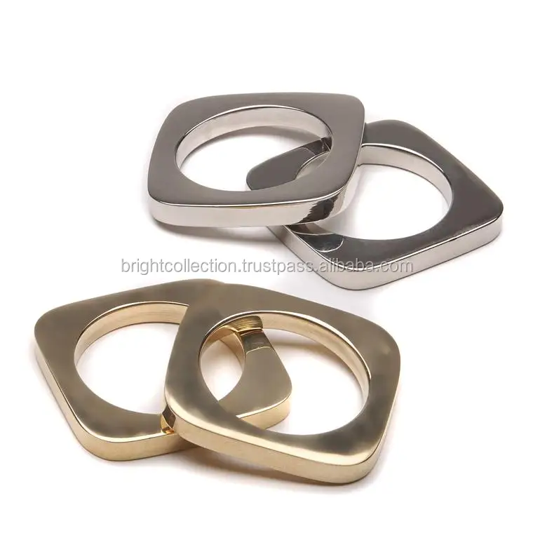 Decorative Gold Plated Metal Wired Design Napkin Ring For Wholesale