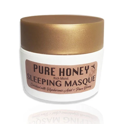 pure honey rich moist skin care facial sleep mask