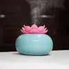 200ml Ceramic Lotus Flower Cool Mist Essential Oil Air Ultrasonic Humidifier Fogger Maker Mini USB Difusor de Aromas Diffusers