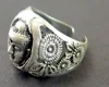 Buddha Man Ring, Spiritual Boho, Buda Head, Buddhism jewelry, Buddhist, Yin Yang, Zen Meditation, Jodo Shinshu, Yoga, Bohemian,