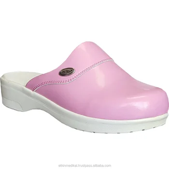 pink nursing clogs