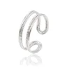 13786 2016 new custom 925 adjustable sterling silver color ring