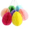 Customized Honeycomb Paper Easter Egg Hanging Decorations
