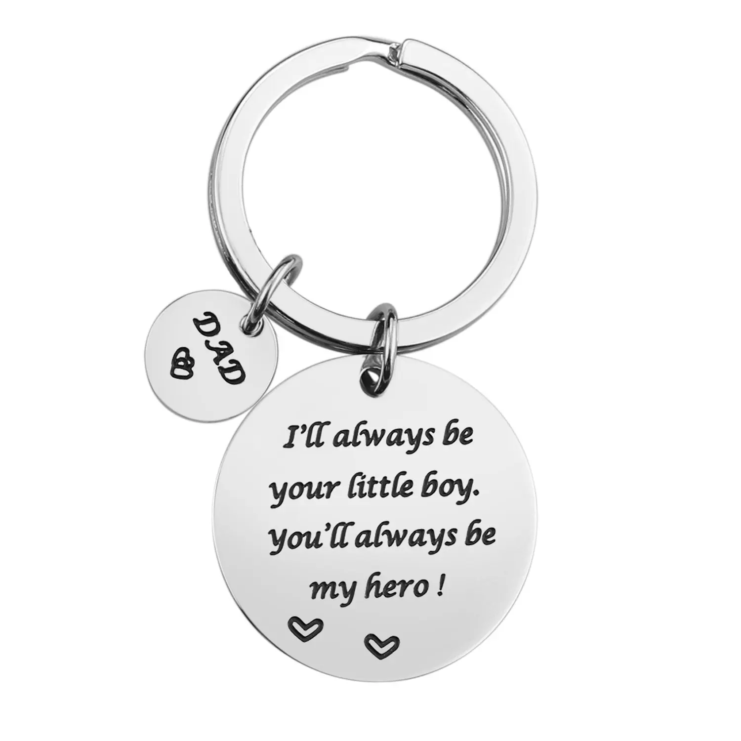 Buy Keychain Gifts For Dad Father Dad Gift Idea From Wife Daughter Son Kids Stainless Steel With Gift Box Christmas Birthday Fathers Valentines Day Gift For Men Husband Be Your Girl