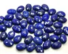 Brilliant Match Pair Superb!! 100%Natural Lapis Lazuli Faceted Cabochon Oval Shape 48.Pcs 25x18mm.Approx Top Quality