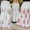 Hand Block Print long Cotton Skirt