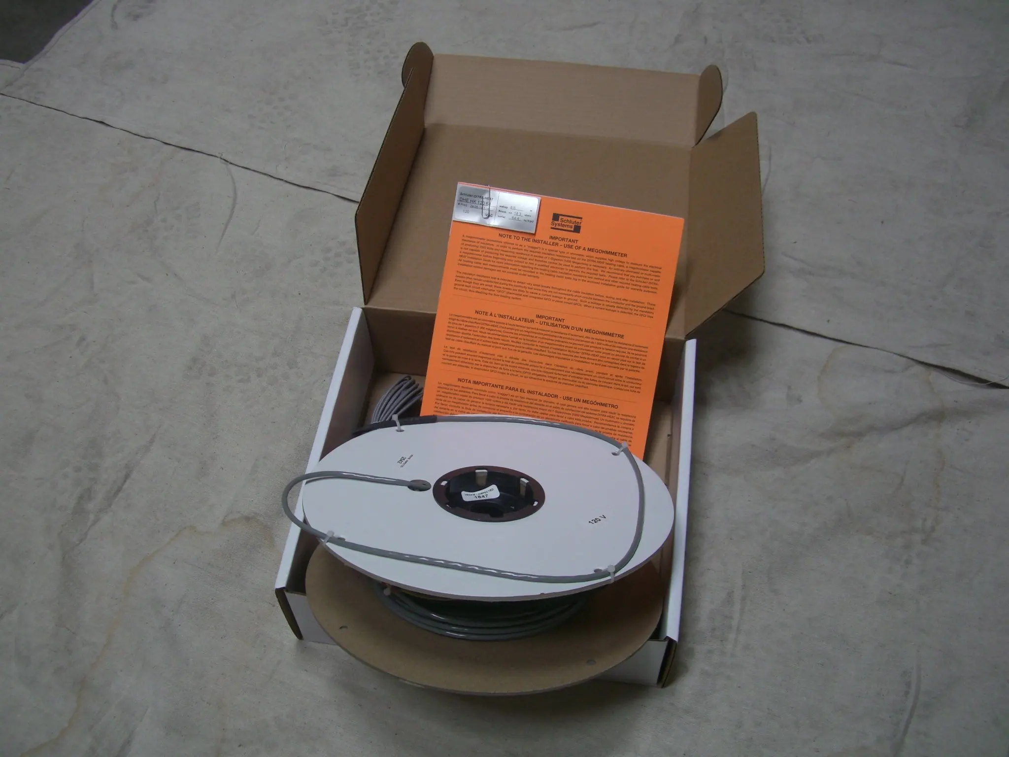 Buy SchluterSystems DITRAHEAT (120V) Floor Heat Kit 60.3 sq ft of