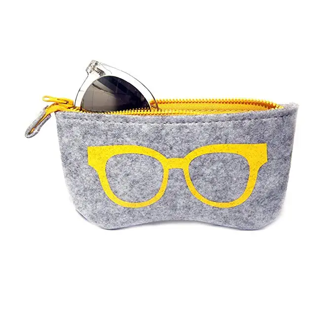 3 Pack Eyeglass Eyewear Case Pouch Bag Portable Soft Felt Sunglasses ...