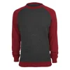 Two Tone Sweatshirt Raglan Sleeves Jumper