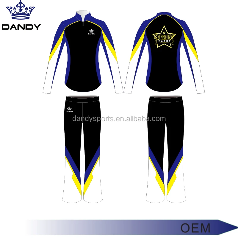 High Quality Custom Cheer Jacket Wholesale Warm Up Suits,Custom