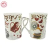 Promising market mug decal full white ceramic mugs