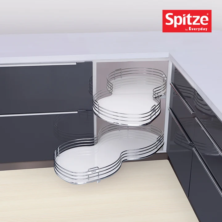 Stainless Steel Magic Corner 2 Tier Lazy Susan Buy 2 Tier Kitchen