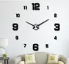 Vangold Modern Mute Diy Frameless 3D Large wall DIY Clock