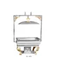 Silver and Gold Decorative chafing dish