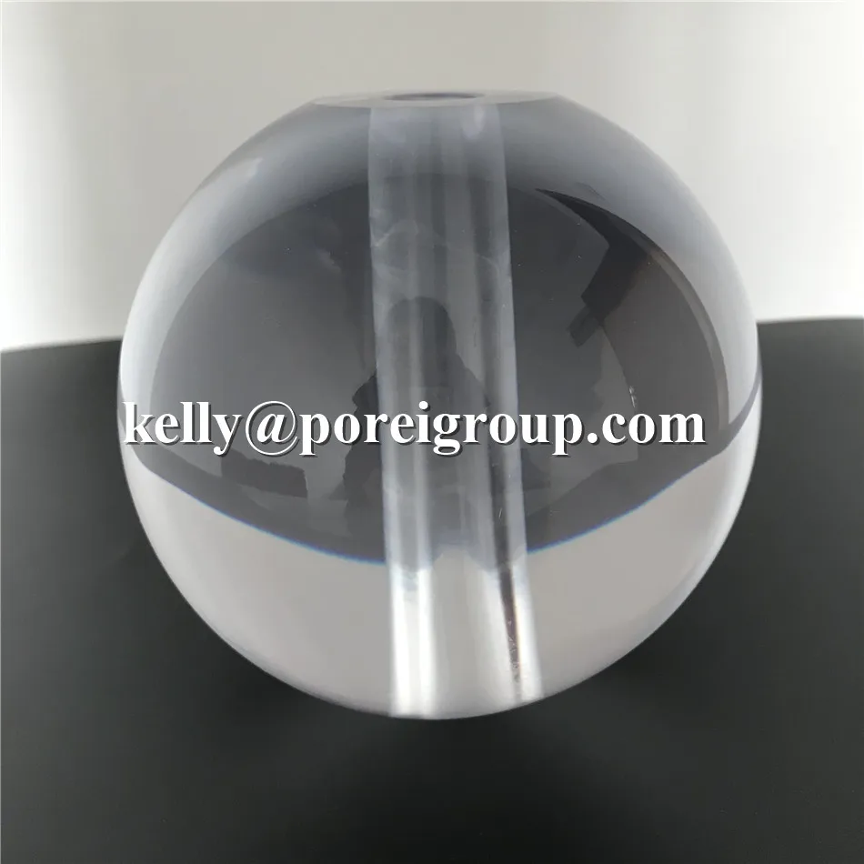 Top Grade 110mm 100mm 115mm 125mm Large Clear Hard Solid Plastic Ball With Hole Buy Large