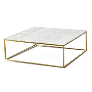 Large Marble Top Coffee Table For Living Room