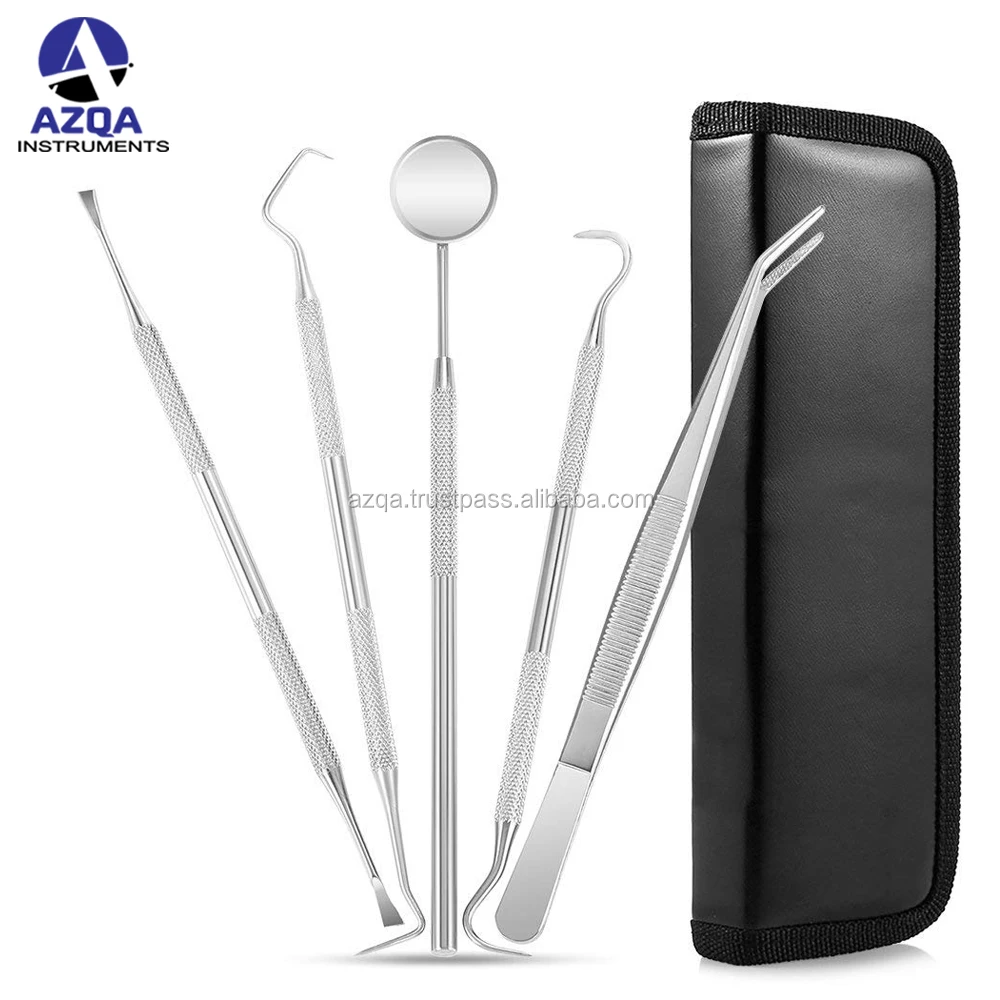 3pcs Stainless Steel Dental Tools Kit Dentists Pick Tool Teeth Scraper Set Buy Wholesale