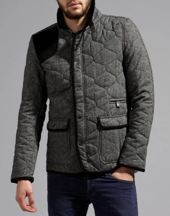 Latest Blazer Quilted Warm Winter Without Hood Polyester Nylon Custom ...