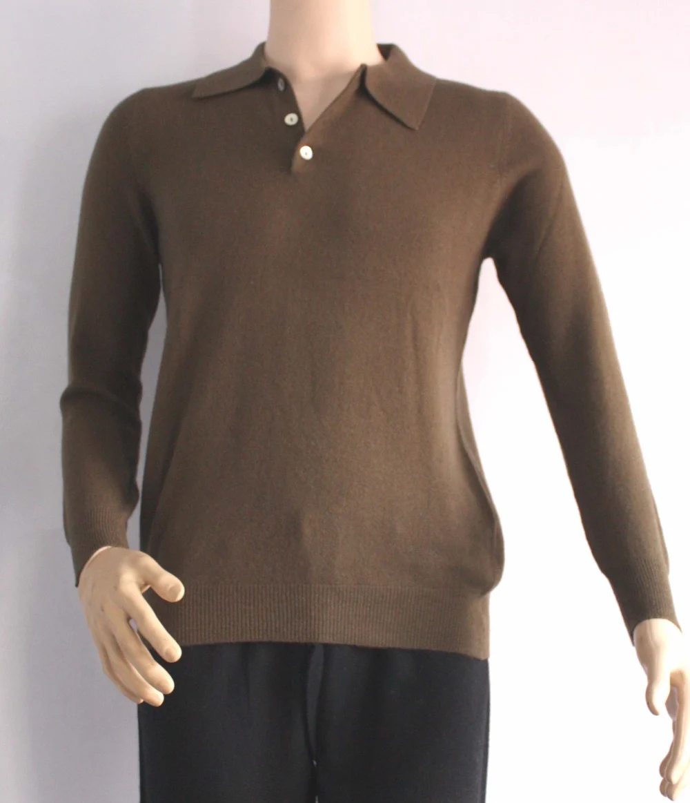 mens cashmere polo sweaters