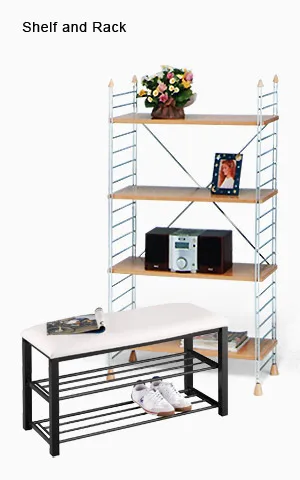 Shelf and Rack