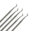 Dental Explorer Anterior Scaler Sickle With Round Handle, Single Ended 5 Pcs CE